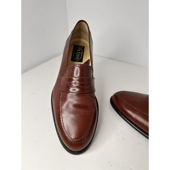 Olivier Men\'s Leather Loafers made In Italy‎ Sz 10